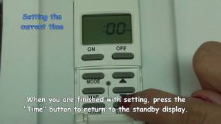 InWall Digital Timer TM097  How to set up the programs [upl. by Illil]