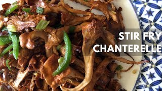 Cooking Chanterelle Mushrooms – Delicious 5 Minute Recipe [upl. by Gravante63]