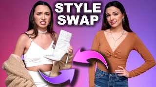 Twin Sisters Swap Outfits  Merrell Twins [upl. by Douville]