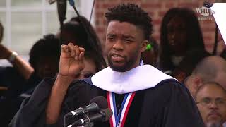 Chadwick Bosemans Howard University 2018 Commencement Speech [upl. by Leeanne]