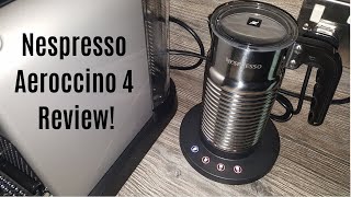 Nespresso Aeroccino 4 Milk Frother Review  Worth upgrading from the Aeroccino 3 [upl. by Talya]