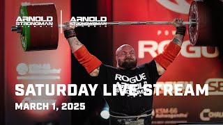 Full Saturday Live Stream  2025 Arnold Strongman Classic [upl. by Assyn]