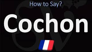 How to Say ‘PIG’ in French  How to Pronounce Cochon [upl. by Manus560]