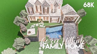 Cozy Hillside Family Home  Bloxburg Build [upl. by Lraep326]