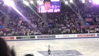 GPF2015 FP1º Yuzuru HANYU SEIMEI World Record My present to JAPAN [upl. by Haleak]