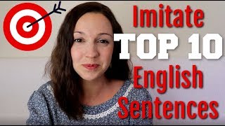 How to Pronounce TOP 10 English Sentences [upl. by Akeryt]