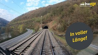 Führerstandsmitfahrt von Heilbronn nach Heidelberg mit bwegt Durch das Neckartal [upl. by Ahsiryt201]