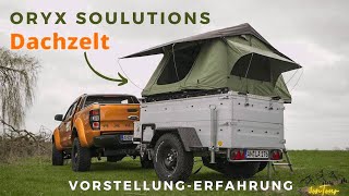 Günstiges Dachzelt Oryx quotClassicquot von OryxSolutions  DACHZELT VORSTELLUNG [upl. by Negem]