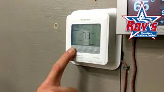 How to Use Your Honeywell T4 Pro Thermostat [upl. by Adina434]