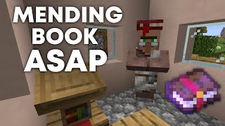 Get MENDING VILLAGERS FAST in Minecraft [upl. by Acilegna]