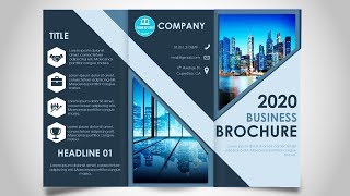 How to make a Brochure in PowerPoint  Print Ready design [upl. by Ahsika]