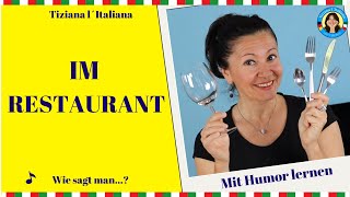 Italienisch im Restaurant  Sehr nützliche Sätze und Gesten [upl. by Orvan]