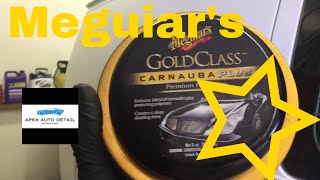 Meguiars Ultimate compound Ultimate polish Gold class Plus carnauba wax [upl. by Elcin]