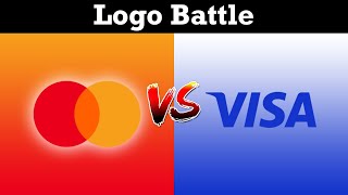 Mastercard VS Visa  Logo Battle [upl. by Jorgensen876]