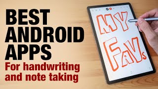 Best Android Apps for Handwriting and Note Taking [upl. by Assina620]