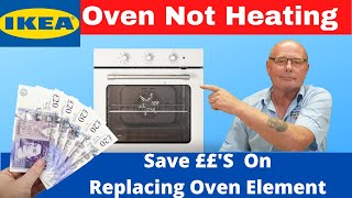 Ikea oven Not heating or getting to temperature How to test amp replace oven element [upl. by Geilich467]