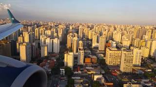 Beautiful landing at Sao paulo  Congonhas airport [upl. by Narayan]