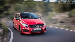 2015 MercedesBenz BClass facelift  First Drive Review [upl. by Enomes]