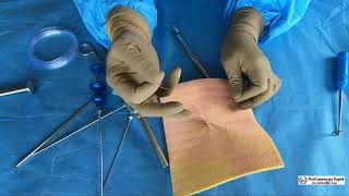 Draping instructions for the BARRIER Laparoscopy drape [upl. by Cnut]