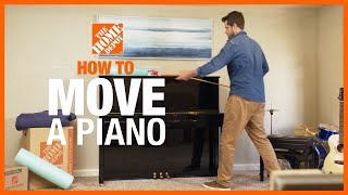 How to Move a Piano  The Home Depot [upl. by Cynar99]