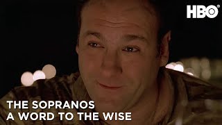 The Sopranos A Word to the Wise  HBO [upl. by Yeuh]