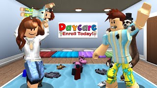 So I Brought Baby Poke To The Roblox Daycare [upl. by Anneirda]