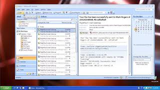 How to Send A Fax From Microsoft Outlook RightFax [upl. by Esilehs]