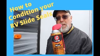 RV slide seals maintenance [upl. by Grant]