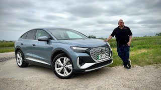 Audi Q4 e tron Sportback Review [upl. by Karlotte]