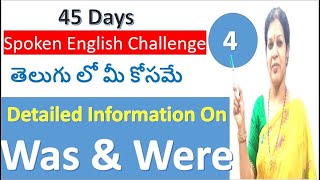 45 Days Spoken English Challenge For Beginners  Day  4 [upl. by Tireb]