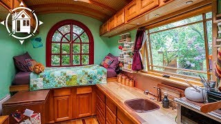 She built a vardo tiny house to live in a Tiny Home Community [upl. by Jillana]