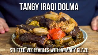 Tangy Iraqi Dolma the GREATEST of all stuffed vegetable recipes [upl. by Liane]