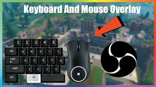 Mouse And Keyboard Overlay In OBS  Tutorial [upl. by Sihtnyc]