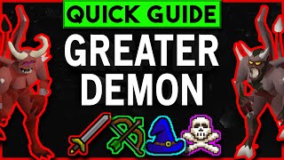 OSRS Greater Demon Slayer Guide  ALL LOCATIONS  Quick Guide 2021 [upl. by Kerman]