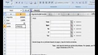 Calcular Hipoteca con Excel [upl. by Goodrich]