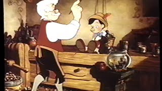 Pinocchio 1940 Trailer VHS Capture [upl. by Princess995]