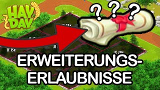 ERWEITERUNGSERLAUBNISSE ERKLÄRT Hay Day  Klopapier 😍  SyromerB [upl. by Osnofedli]