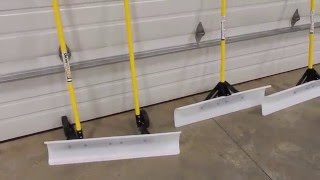 quotTHE SNOWPLOWquot Snow Shovel 48 inch amp 36 inch overview comparison [upl. by Nod]