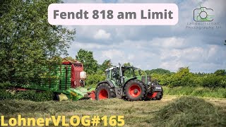 LohnerVLOG165 Fendt Favorit 818 mit Strautmann am Limit I Häckseln mit Claas Jaguar 980 I Tigo 100 [upl. by Kristoforo]