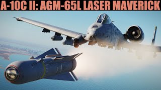 A10C II Tank Killer AGM65L Laser Maverick Tutorial  DCS WORLD [upl. by Dahsar]