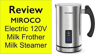 Review Miroco Milk Frother  How to make froth milk at home [upl. by Naimaj]