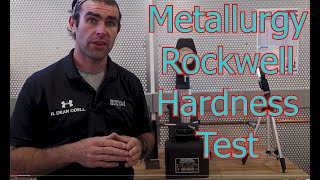 Rockwell Hardness Test Demonstration [upl. by Salomone]