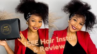 ISEE Headband Wig Review amp Installation  Seithati Letsipa [upl. by Bradski]