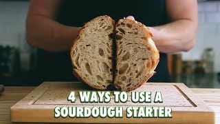 4 Easy Ways To Use A Sourdough Starter [upl. by Htaeh858]