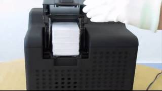 Fargo HDP5000 ID Card Printer  How to Load Cards [upl. by Fulbert]