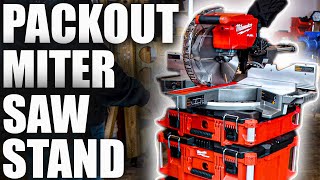 Milwaukee M18 FUEL 12 Miter Saw With CUSTOM Packout Stand Setup [upl. by Cesare]