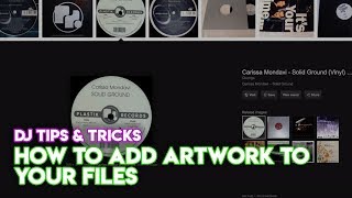 Music Library Tips amp Tricks How To Add Artwork To Your Files [upl. by Galina233]