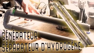 Production dhydrogène HHO  générateur séparateur 2 [upl. by Jessa]