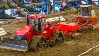 BIG RC tractor Action RC tractors working hard Case John Deere [upl. by Marjy]