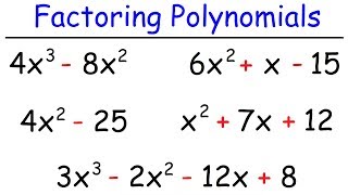 How To Factor Polynomials The Easy Way [upl. by Eelrebmyk]